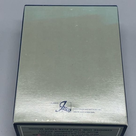 vintage Jasco Country Silhouette Candleholder Candles rocking horse red READ - Picture 5 of 6